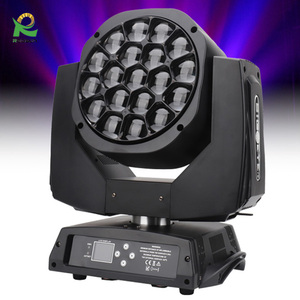 Redsun Tùy Chỉnh 19*15Wparty Thiết Bị Chiếu Sáng Với Rửa Zoom Bán Buôn 19*15 W Bee Eye Di Chuyển Đầu Ánh Sáng - Product Image 1