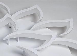 Modern Minimalist Indoor Living Room Dimmable Ceiling Light Elegant Different Flower Shape <strong>Designer</strong> <strong>Led</strong> Ceiling Lamp - Product Image 5