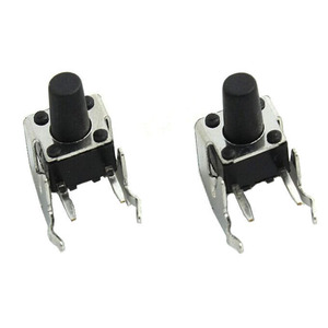 Hochwertiger 4-poliger taktiler Druckknopf schalter LED Kunststoff Messing Elektronische Struktur 1 NO1NC Schalter Edelstahls teuerung 12V - Product Image 5