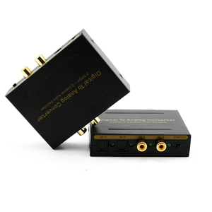 OEM SPDIFToslink 3x1スイッチボックス3ポートデジタルオーディオデコーダーからアナログへのコンバーター - Product Image 1