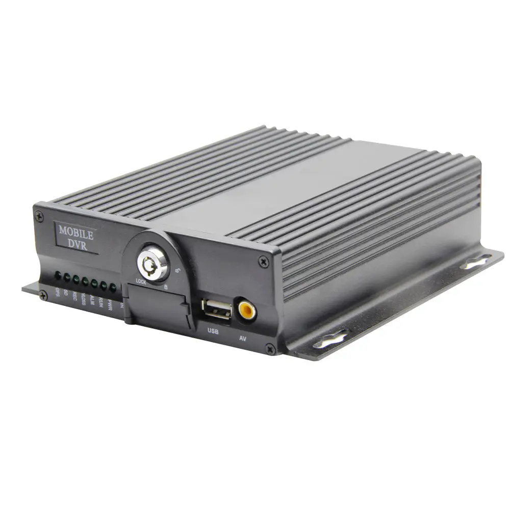 AHD MDVR 4CH 720P/1080P मोबाइल Dvr H.264 दोहरी एसडी कार्ड 256G जीपीएस ट्रैकिंग कार वीडियो बस ट्रक के लिए रिकॉर्डर प्रणाली