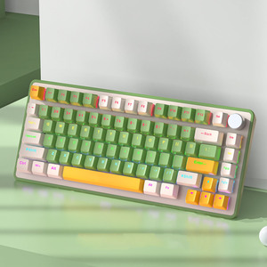 Hardware de computadora y teclado de software Teclado de juego de luz deslumbrante Diseño ruso mecánico 83 teclas - Product Image 3