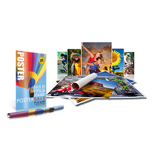 Custom Size Gloss Art Paper <strong>Poster</strong> Printing Service FBA Labeling Drop Shipping Featuring Elegant Corrugated Cardboard Board