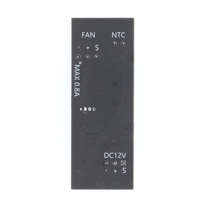 Single 12V 0.8A DC PWM 2-3 Wire Fan <strong>Temperature</strong> Control Speed Controller Chassis Computer Noiseor PC CPU Cooler Fan Alarm STK IC - Product Image 5