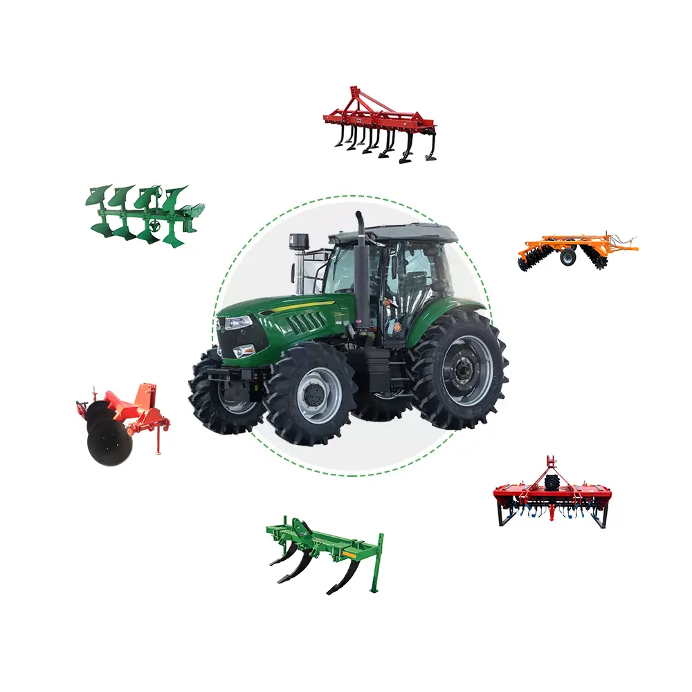 Hina-Equipo De Agricultura pequeño, tractor agrícola 4x4, 4wd 25hp 90HP 180 HP 50hp 70hp 140HP 200hp 260hp