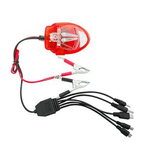 Wholesale USB Interface Three-Light Battery <strong>Charger</strong> Multifunction Mobile Phone <strong>One</strong>-to-Five Clip <strong>Charger</strong> - Product Image 4