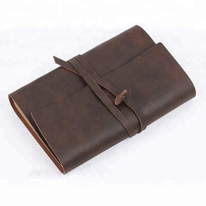 OEM Customizable Vintage Leather Journal <strong>Notebook</strong> Cover Custom Embossed Logo Genuine or PU Leather <strong>Notebook</strong> - Product Image 2