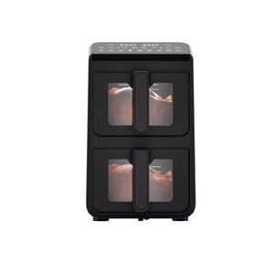 New Design 10L Double Stack Air Fryer Digital <strong>Control</strong> with Visible Window Dual Zone Air Fryer Oven <strong>Without</strong> Any Oil - Product Image 2