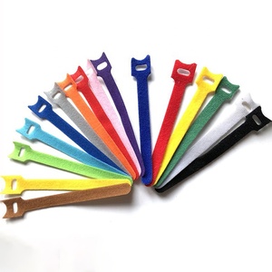 热销低弹性环保软注射钩Velcroes 100% 尼龙无刮钩和环数据线扎带 - Product Image 2