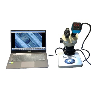 Microscopio Digital de 14MP, 1080P, 42X-600X, Zoom, lente de montura C, microscopio estéreo Industrial USB con pantalla LCD de 17 pulgadas - Product Image 6