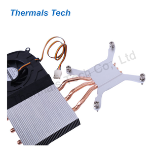 Kühlkörper aus Aluminium lamellen mit Heatpipes für ultra dünne AIO-<span class=keywords><strong>Computer</strong></span>-CPU