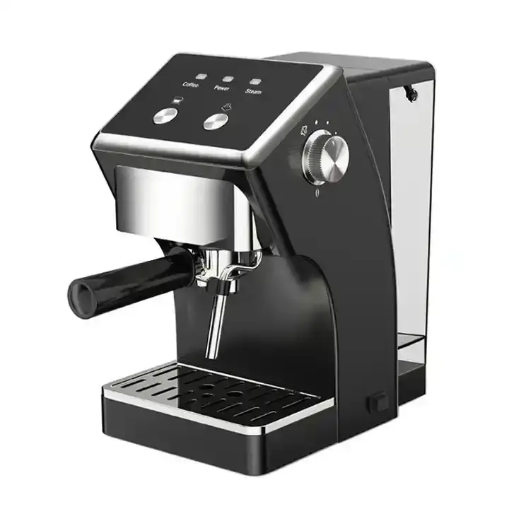Tragbare halbautomatische Edelstahl-E-Spresso-Maschine mit einem Klick intelligente gewerbliche Kaffee-Maschine