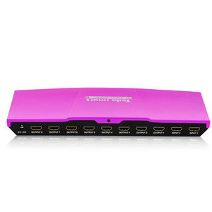 TESmart OEM ODM <strong>Input</strong> <strong>2</strong> <strong>Output</strong> <strong>8</strong> <strong>HDMI</strong> <strong>Switch</strong> Splitter HDCP EDID 4K 30Hz <strong>HDMI</strong> Splitter for Office - Product Image 2