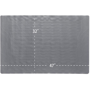 Tüm koruma ağır PVC gövde kargo Mat astar, evrensel Trimable için uygun araba, SUV, van, kamyon - Product Image 5