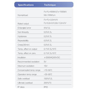 Fabrik-direkt hohe Qualität T510H vier-dimensions-Kraft-Sensor mehrere Achsen Kraft-Sensoren Kraft-Mess-Sensor zu verkaufen