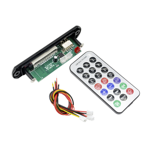 บอร์ดถอดรหัส3.5AUX 4.1ไร้สาย12V MP3,วิทยุ FM SD รีโมตคอนโทรล USB TF สำหรับรถยนต์ - Product Image 3