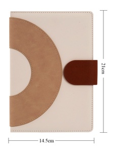Personalizzabile 2025 elegante A5 Journals chiusura a scatto in pelle Notebook cancelleria progetto Notebook graziosa cancelleria