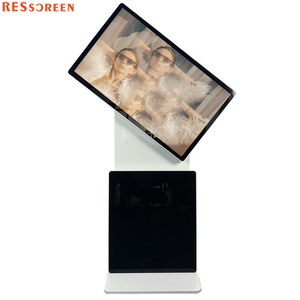 Schermo pubblicitario 43 49 55 pollici display lcd signage chiosco ruotare digitale orizzontale 360 pavimento basamento rotante totem - Product Image 5