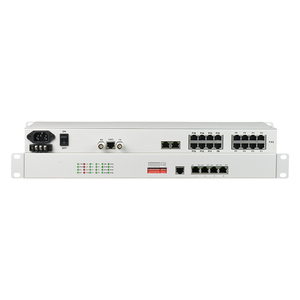PCM multiplexer <strong>16</strong> channel telephone mux + 4 <strong>Ethernet</strong> +4rs232/422/485 over e1 - Product Image 1