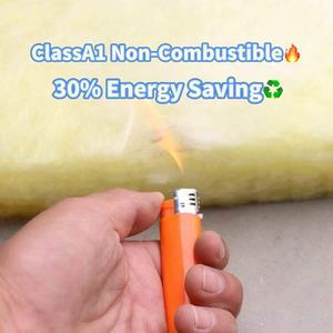 Kelmei thiết kế hiện đại màu vàng sợi thủy tinh cách nhiệt chăn glasswool cuộn sợi thủy tinh len R11 R19 R30 R38 tấm hình dạng - Product Image 5