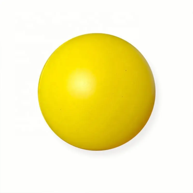 Esponja de bola de espuma PU para crianças, bola de superfície lisa e recuperação de pressão, brinquedo de alta elasticidade personalizado
