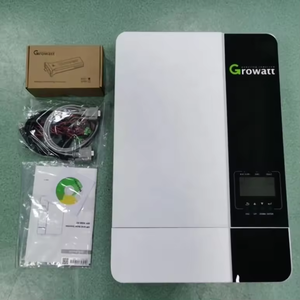 Inversor solar fuera de la red híbrido Growatt 3000W 5000W salida monofásica voltaje de la batería 48Vdc para sistemas de energía