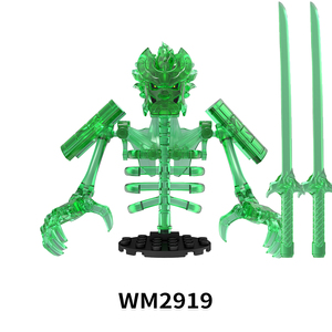 Venta al por mayor WM6208 Susanoo 15,5*18cm 7 formas 2 armas 1 Base juegos de bloques de construcción juguetes educativos para niños - Product Image 2