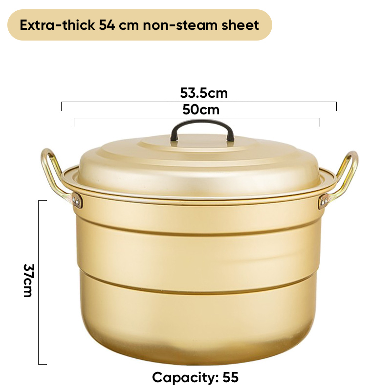 54cm/50l-extra thick yellow aluminum-without steaming plate