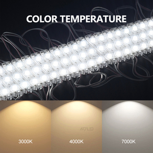 3 modül Led ışık 1Watt Slim 7014 Ip65 3Led açık modülleri Dc12V diffüz Lens arka aydınlatma Modulos De ledler için ince işareti - Product Image 6