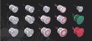 10mm LED-Schalter spst Leiterplatte halterung Druckknopf schalter Gummistiefel-Druckknopf schalter - Product Image 4