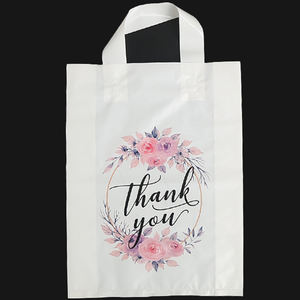 Tas Jinjing Plastik Pegangan Lingkaran Lembut Tas Belanja Plastik Pesanan Khusus Poliester dengan Logo Kustom - Product Image 5