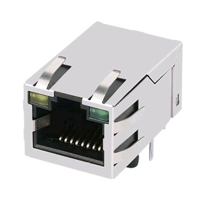 100 base-t LED Ethernet dişi RJ45 yan giriş modüler krikolar - Product Image 3