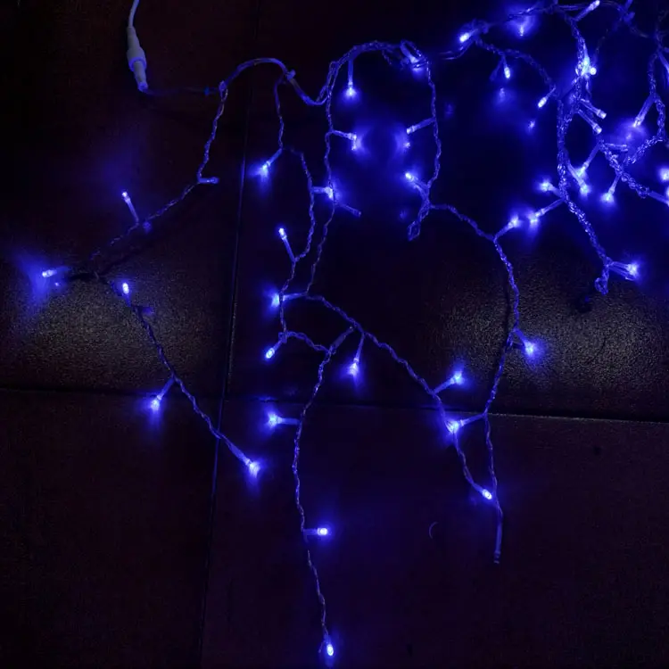 Высокое качество красочные рождественские украшения свет Открытый водонепроницаемый светодиодный сосулька свет