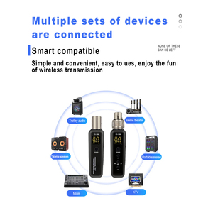 Kablolu dinamik mikrofon için GAW-MA17 profesyonel kablosuz sistem verici alıcı kablosuz adaptör kullanımı - Product Image 4