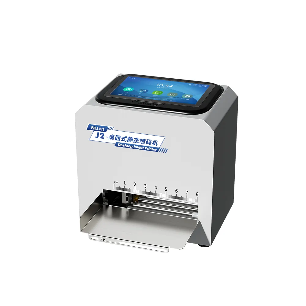 Impresora de inyección de tinta industrial portátil estática eficiente para bolsas de plástico de alimentos pequeña maquinaria de impresión de plástico