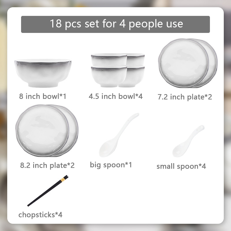 gray-18 pcs