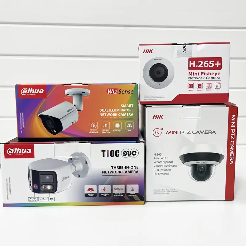 Dahua-Dôme de détection de mouvement d'origine, tourelle Poe Ip, caméra Cctv, capteur Cmos extérieur Full hd, 4MP 5MP 8MP, 4K