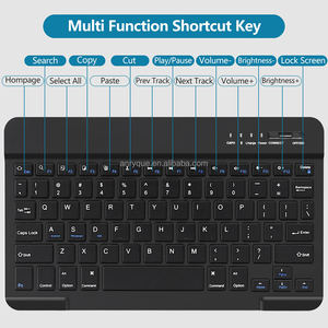 Funda de teclado inalámbrico magnético para iPad A16 11th Generation 2025 iPad 10th Gen Funda de cuero para tableta con teclado Bluetooth - Product Image 5