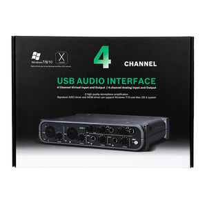 4 Channel Virtual Analog <strong>Input</strong> and <strong>Output</strong> Usb Scarlet Studio <strong>Audio</strong> Interface for Recording - Product Image 6