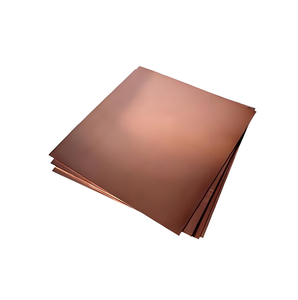 Çin kökenli saf bakır plaka 99.99% saflık açık pembe kaynak ve kesme bakır katot levha için yüksek uzama - Product Image 1