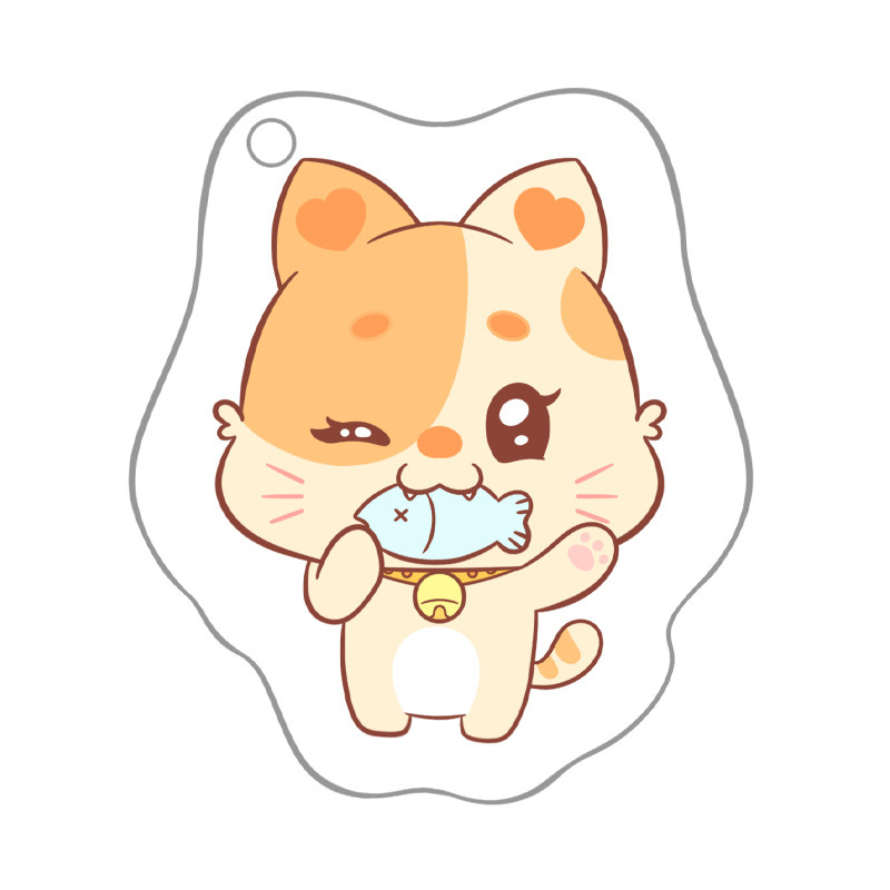 MM Greedy Cat (with lanyard)