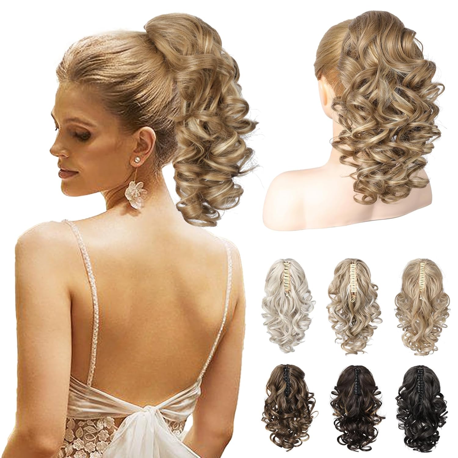 Dark blonde with highlights