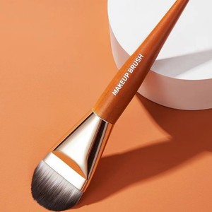 マスクアプリケーションコンシーラーラベールパターンシングルマスクブラシ美容ツールファンデーションブラシ工場卸売 - Product Image 1