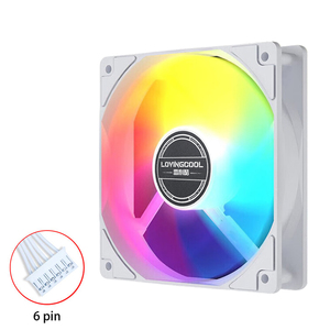 Cheap Fixed Color case Fan rainbow Colorful <strong>Build</strong> the <strong>Computer</strong> 4pcs 5pcs 6pcs Fan Kit White Box Packing <strong>Customized</strong> Package - Product Image 5
