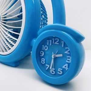 Esnek zaman Led saat Fan ile Led ışık serin Gadget esnek saat Fan Gadgets soğutucu Fan saat - Product Image 6