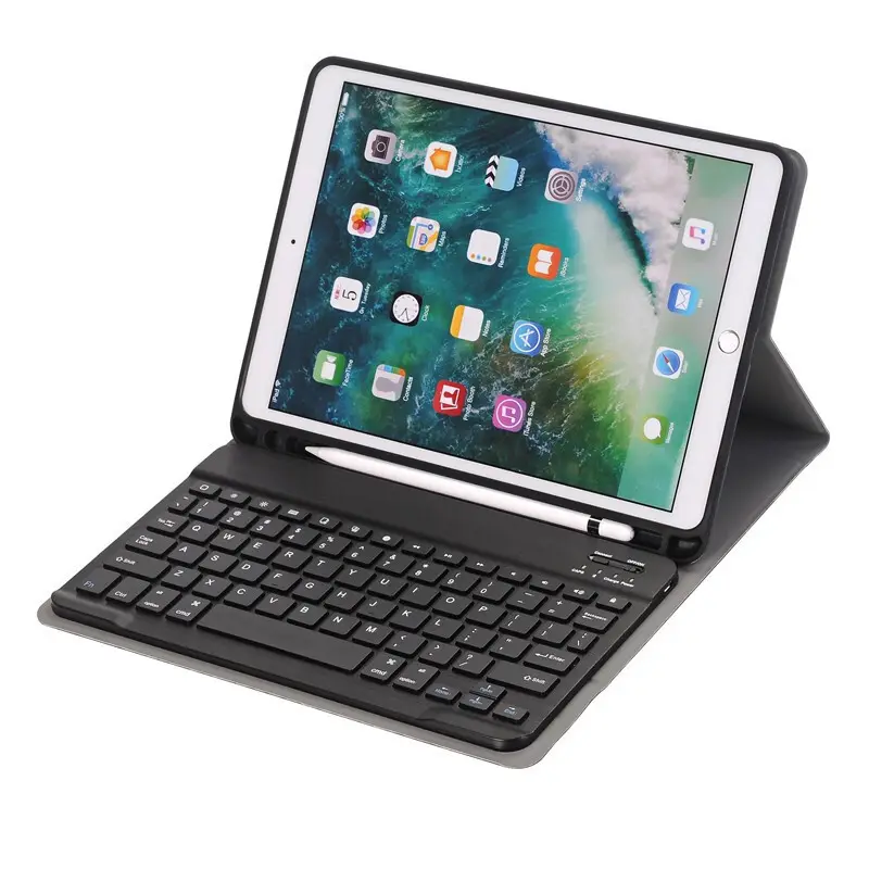 Baru Nirkabel Keyboard Pemegang Case 10.2 dengan Pena Slot untuk AIR3 IPAD PRO 11-Inch Split Keyboard Perlindungan Berdiri