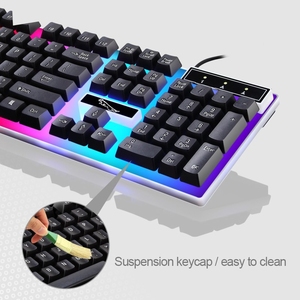 2021 Best SEll Factory Price LED Backlight USB Wired Gaming <strong>Keyboard</strong> 104 <strong>Keys</strong> Mechanical RGB <strong>Computer</strong> <strong>Keyboard</strong> - Product Image 5