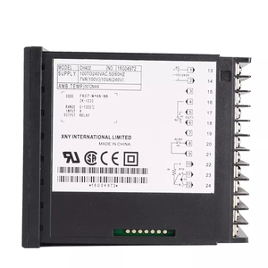 Termostato Digital para horno, regulador de temperatura PID, CH402 SSR, relé de doble salida Vertical, 48x96mm