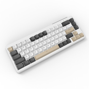 LOGO personalizar profesional 68 teclas LED retroiluminado Teclado mecánico para juegos con teclado de sensación mecánica - Product Image 4
