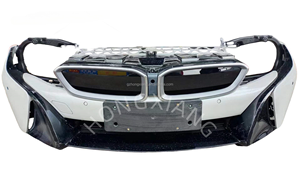BMW I8 I12Fフロントバンパーボディキットラジエーター電子ファン衝突防止ビームフォグライトカットアウト使用アップグレード - Product Image 4